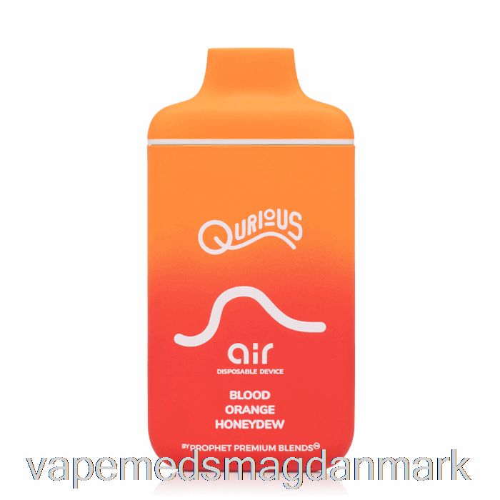 Vape Uden Nikotin Qurious Air 6000 Engangsblodappelsin Honningdug